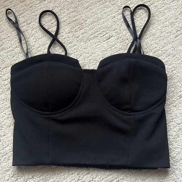 Tops - Cropped top bustier, top